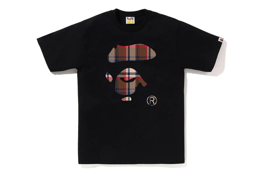 Plaid Bape Check Ape Face Tee