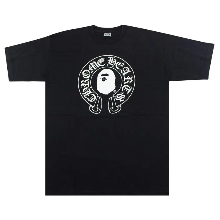 Black Chrome Hearts Bape Tee