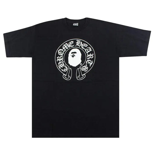 Black Chrome Hearts Bape Tee