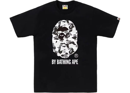 Black and White Camo Bape Tee