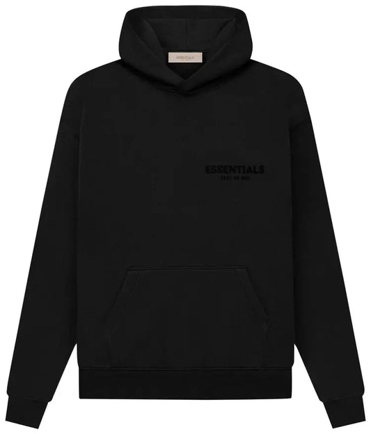 Black Essentials Hoodie