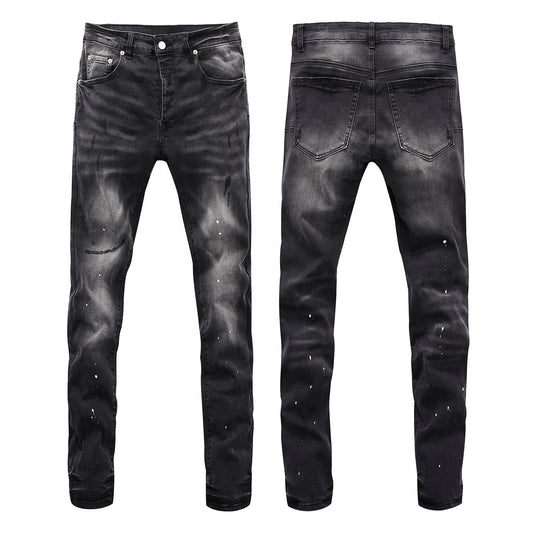 Black Purple Jeans