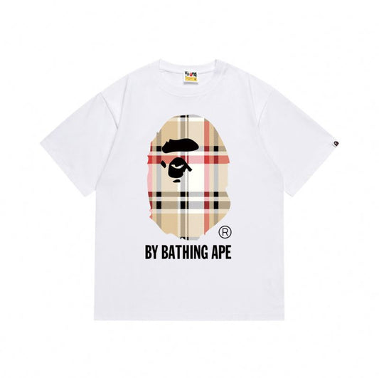 White Burberry Bape